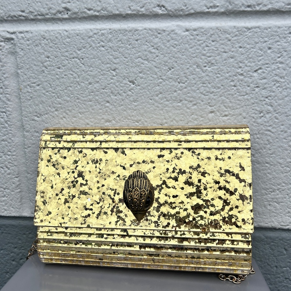 Kurt Geiger Metallic Gold Clutch